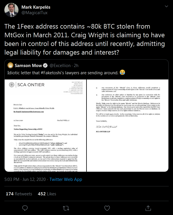 Ist Craig Wright etwa in den Mt. Gox Hack verwickelt?