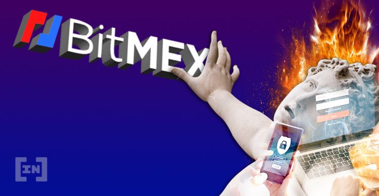 BitMex Logo setzt Statue in Flammen