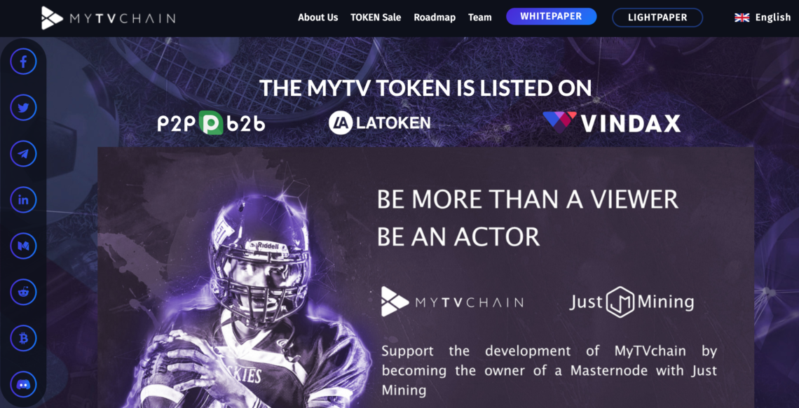 MyTVchain Startseite