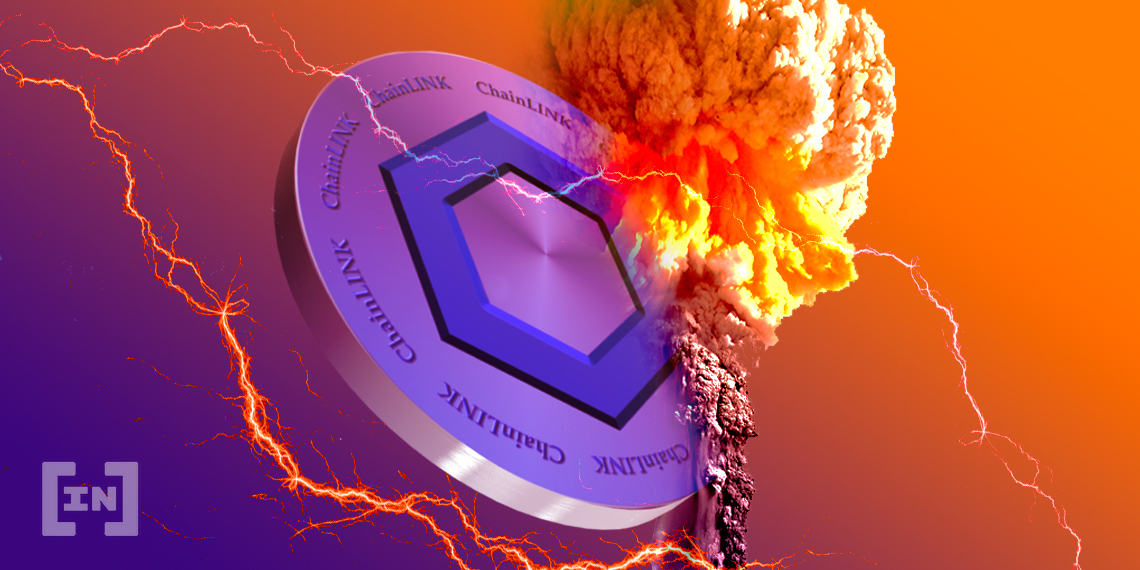 Die Kryptowährung Chainlink.