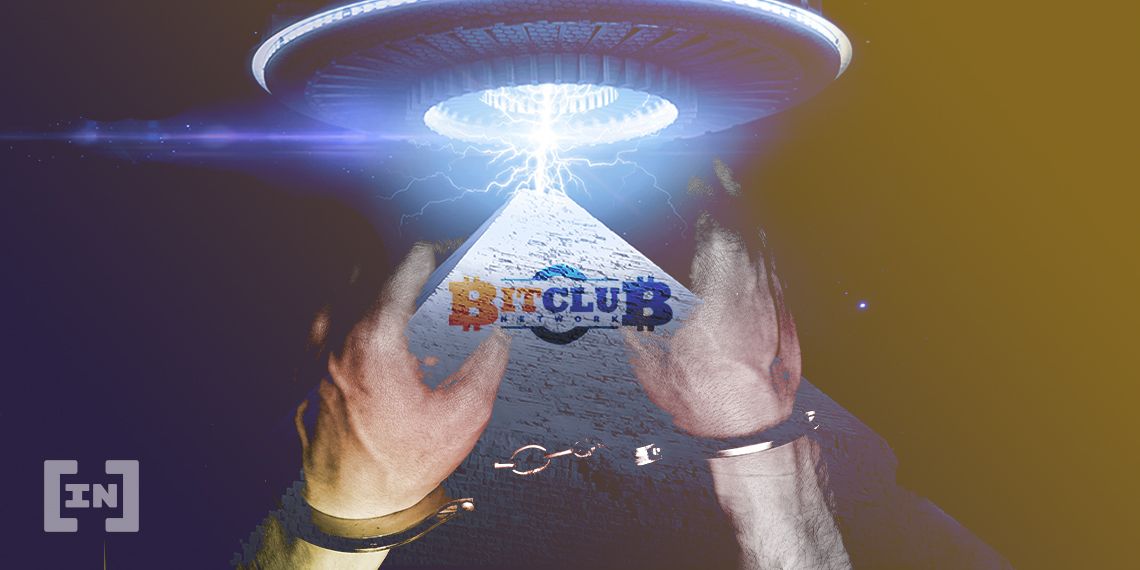 BitClub Pyramide mit Handschellen