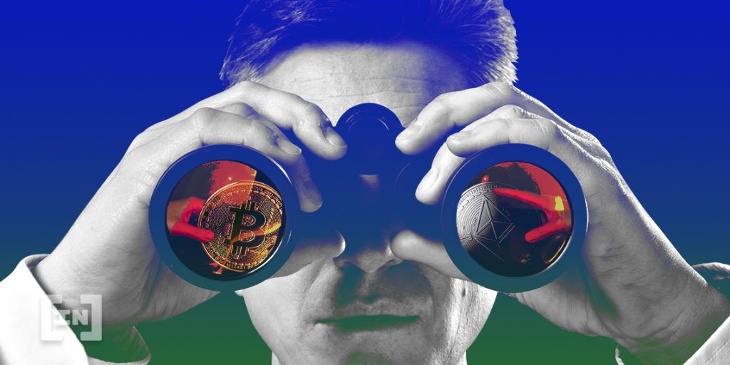 Den Bitcoin im Visier.