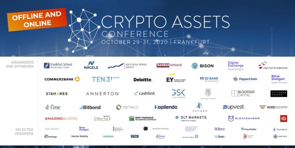 Crypto Assets Conference 2020B | 29.-31. Oktober 2020 | Frankfurt School of Finance & Management