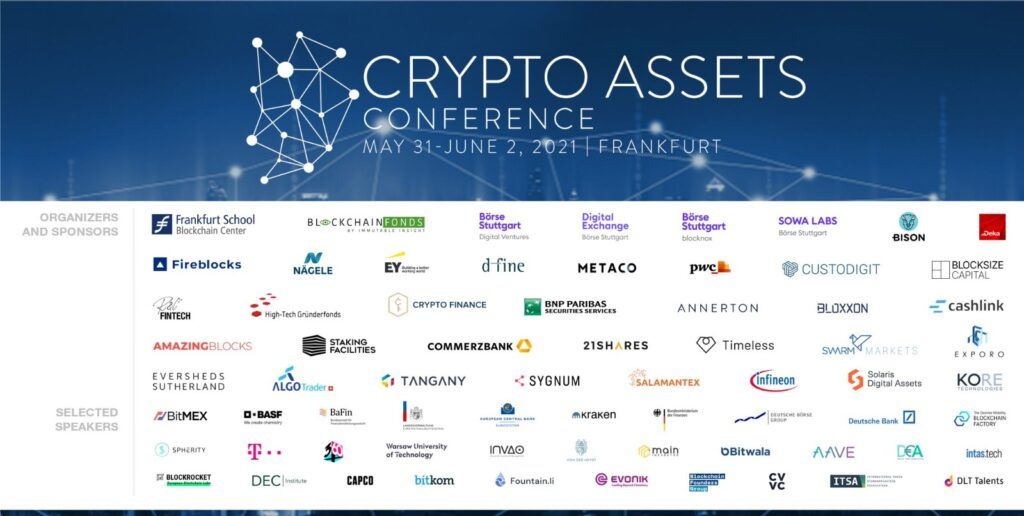 Frankfurt School of Finance & Management präsentiert: virtuelle Crypto Assets Conference am 31. Mai und 1./2. Juni 2021