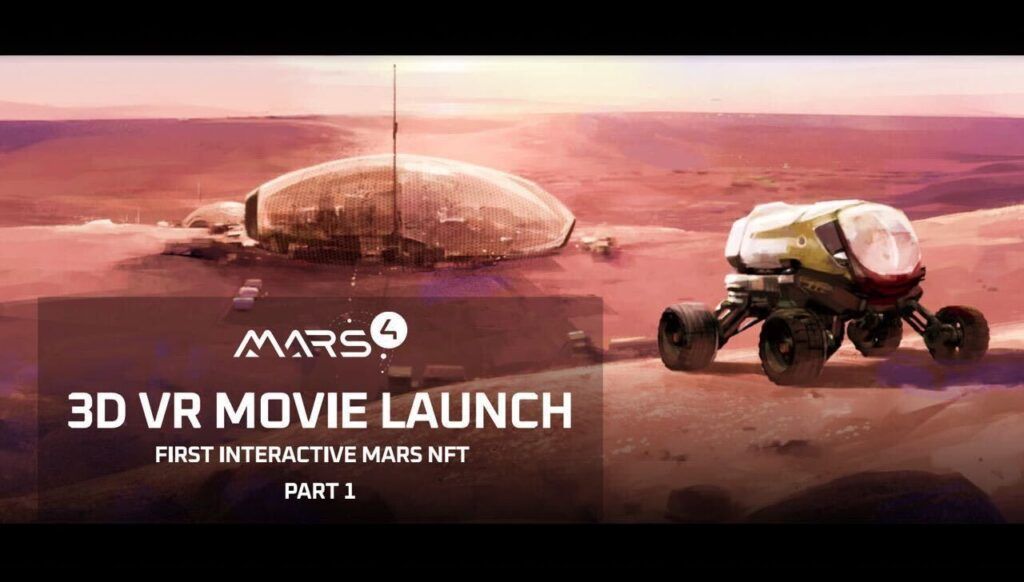 Virtual Reality auf dem Mars – Das erste interaktive NFT der Welt