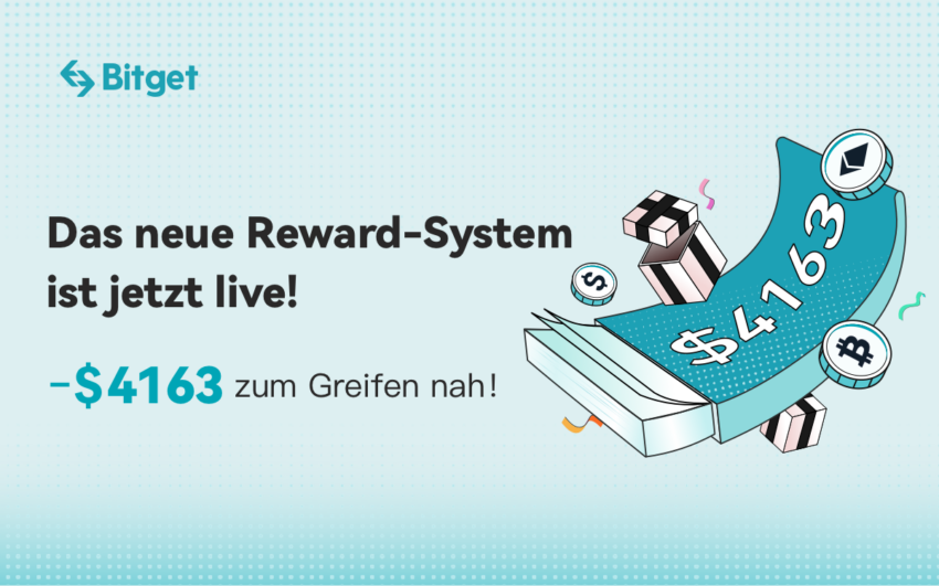 Bitget startet neues Reward-Programm: Verdiene bis zu 4163 USD!