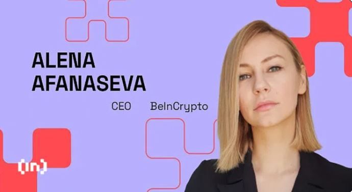 Alena Afanaseva, CEO von BeInCrypto, spricht auf der LABITCONF 2022 über Web3-Jobs