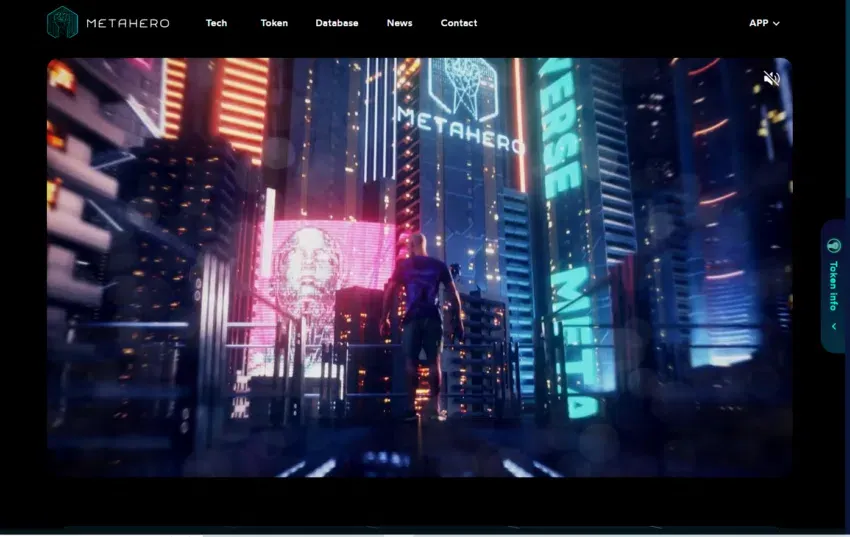 Metahero Webseite Metaverse Spiel