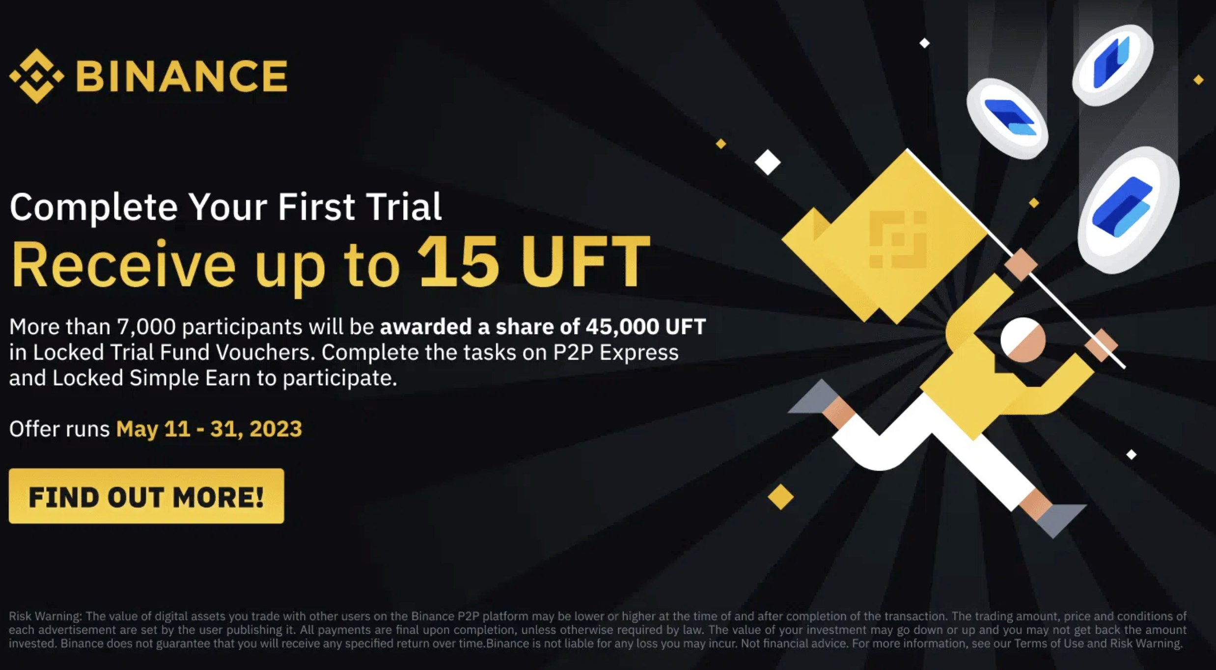 Erster Trial auf Binance