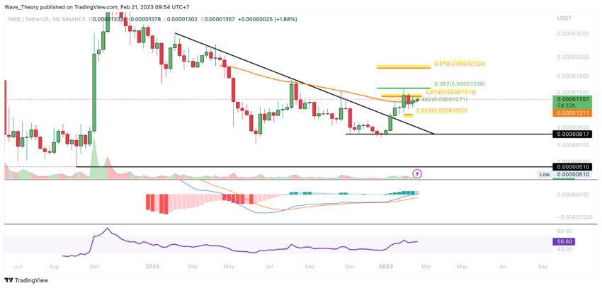 SHIBA INU Preis Chart von Tradingview
