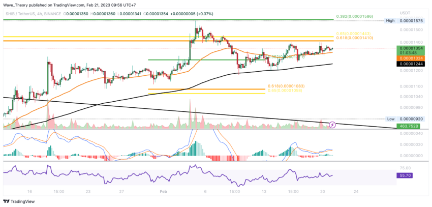 SHIBA INU Preis Chart von Tradingview