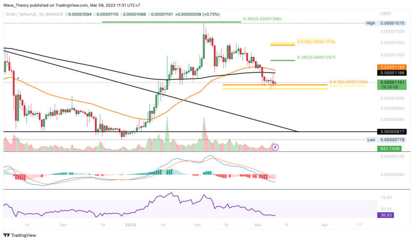 SHIBA INU Preis Chart von Tradingview