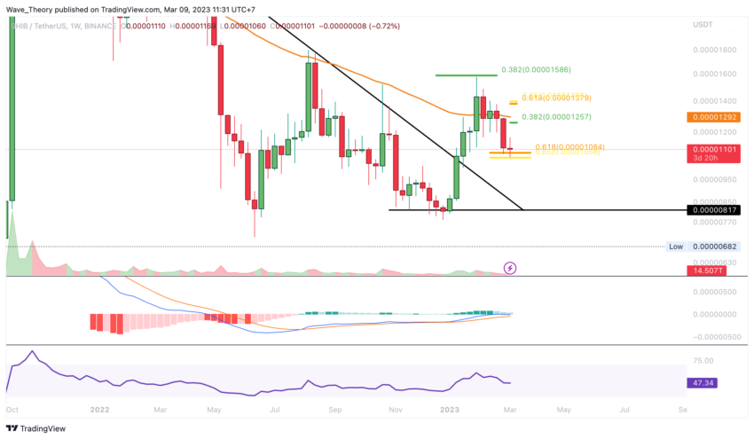 SHIBA INU Preis Chart von Tradingview