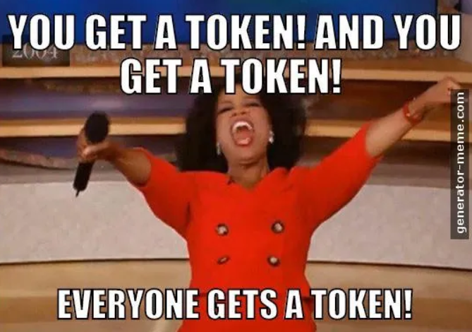 Alle bekommen Token