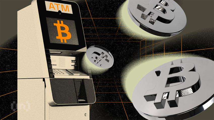 Bitcoin-Automat Münzen