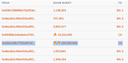 Shiba Inu SHIB Burn