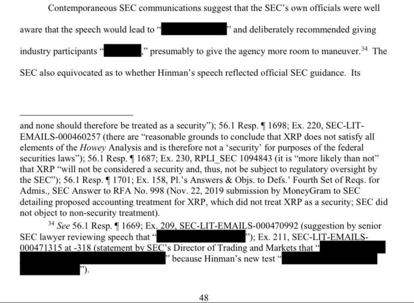 SEC Brief über Ripple