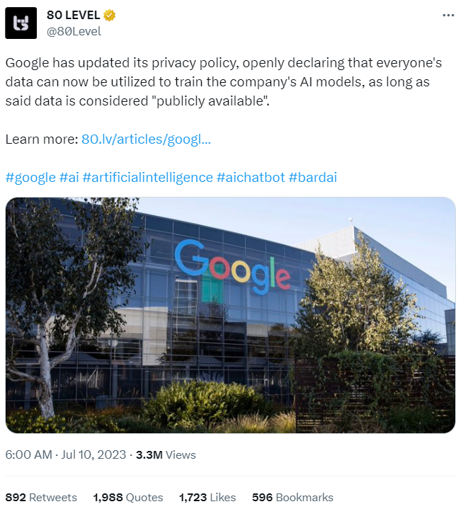 Google Datenschutz AI