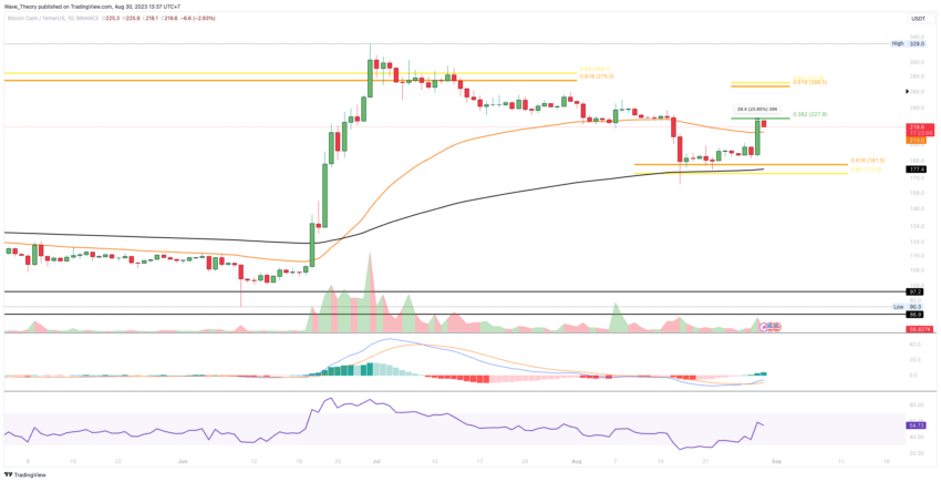 BCH Chart Analyse BeInCrypto