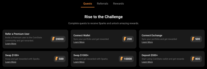 Coinstat Reward Programm