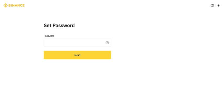 Passwort erstellen