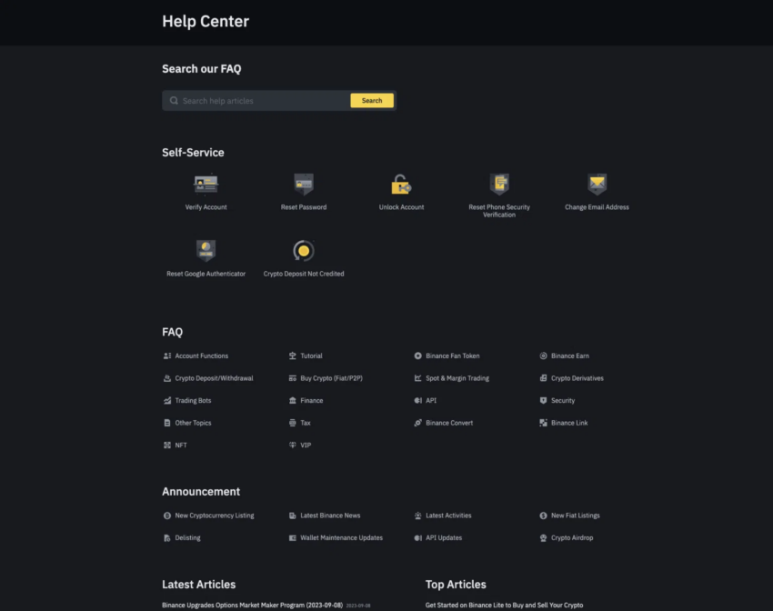 Binance Help Center